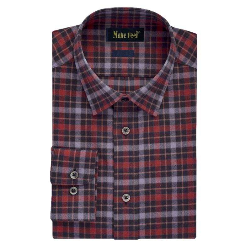 Red and Black Check Fashion Shirt